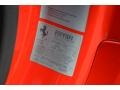 2015 Ferrari California T Info Tag
