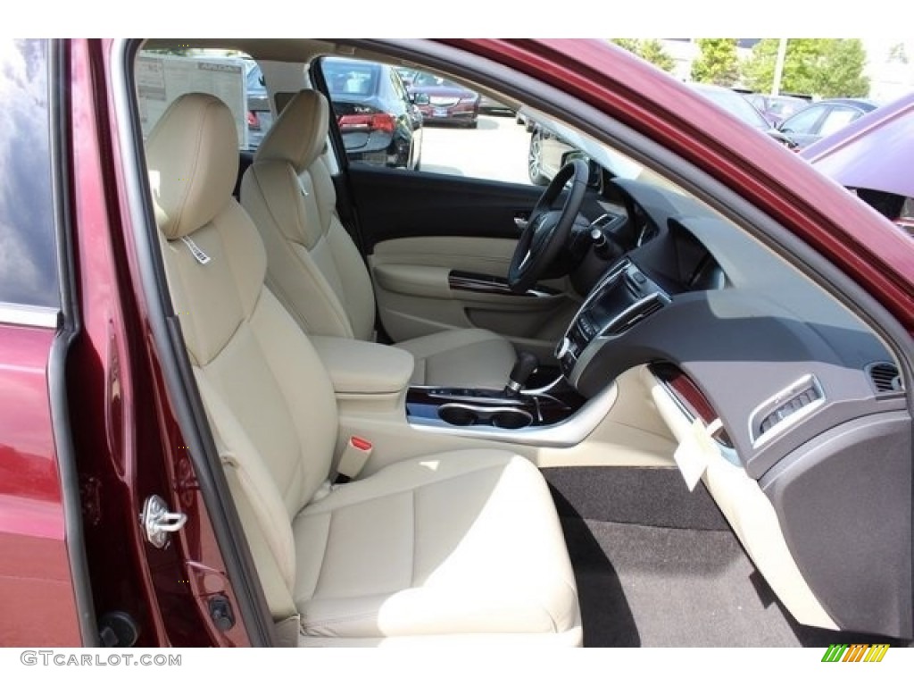 2017 TLX Technology Sedan - Basque Red Pearl II / Parchment photo #20