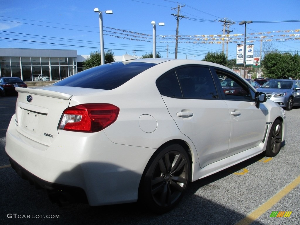 2016 WRX Limited - Crystal White Pearl / Carbon Black photo #3