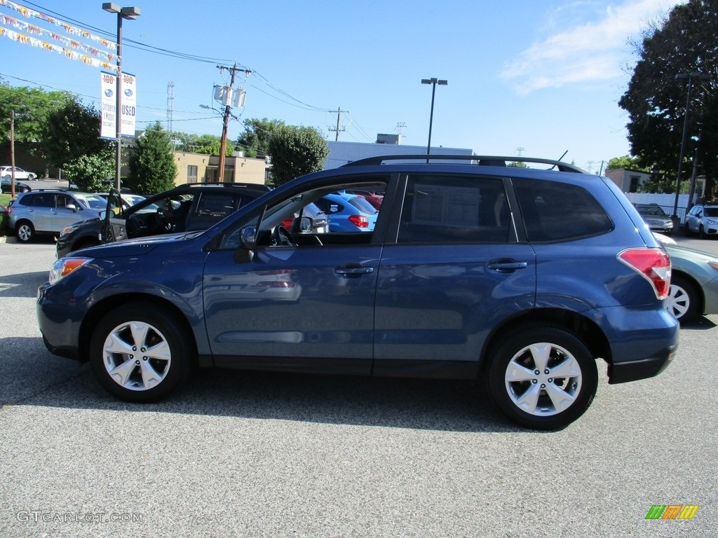 2014 Forester 2.5i Premium - Marine Blue Pearl / Black photo #3