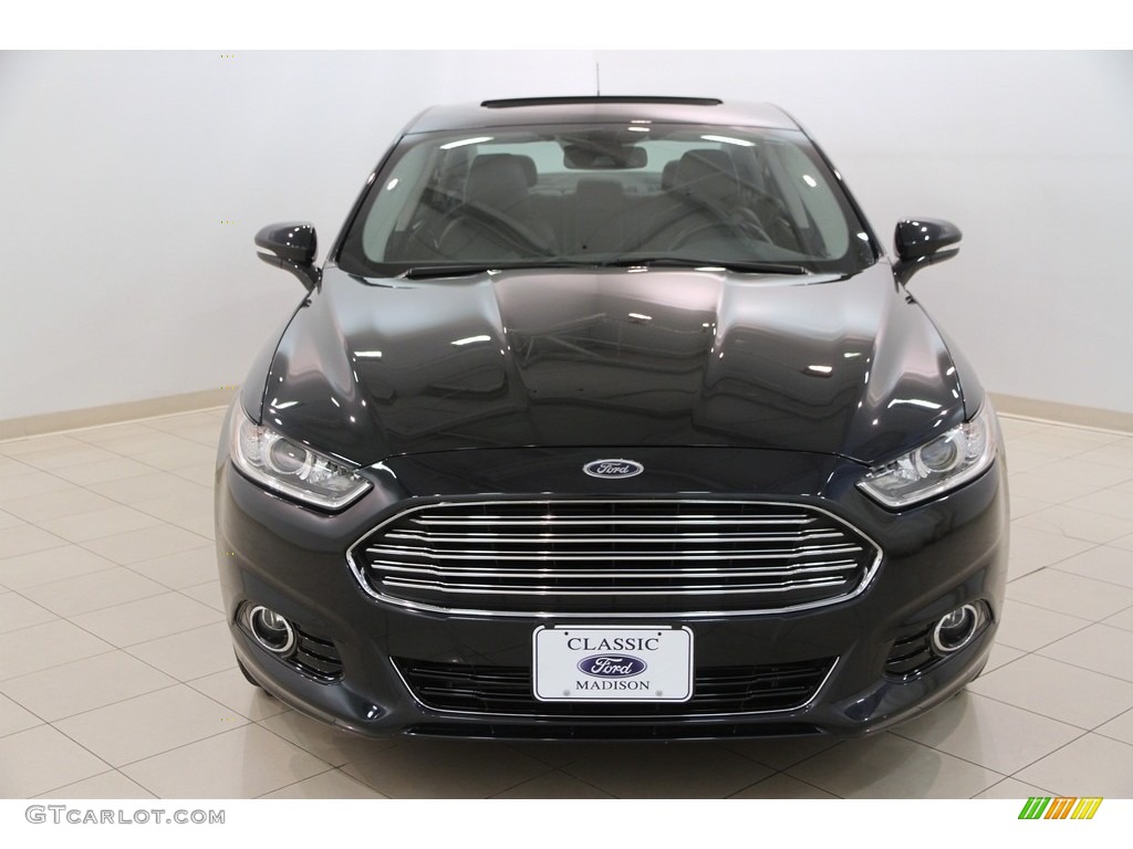 2014 Fusion Titanium AWD - Dark Side / Charcoal Black photo #2