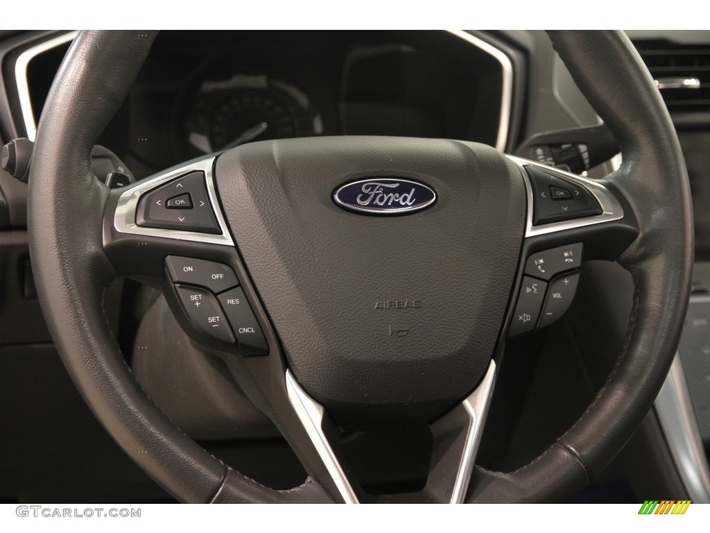 2014 Fusion Titanium AWD - Dark Side / Charcoal Black photo #7