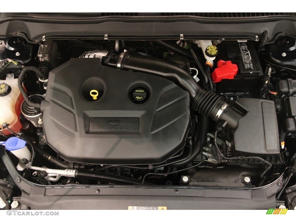 2014 Fusion Titanium AWD - Dark Side / Charcoal Black photo #17