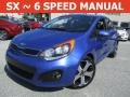 Electronic Blue 2013 Kia Rio EX 5-Door