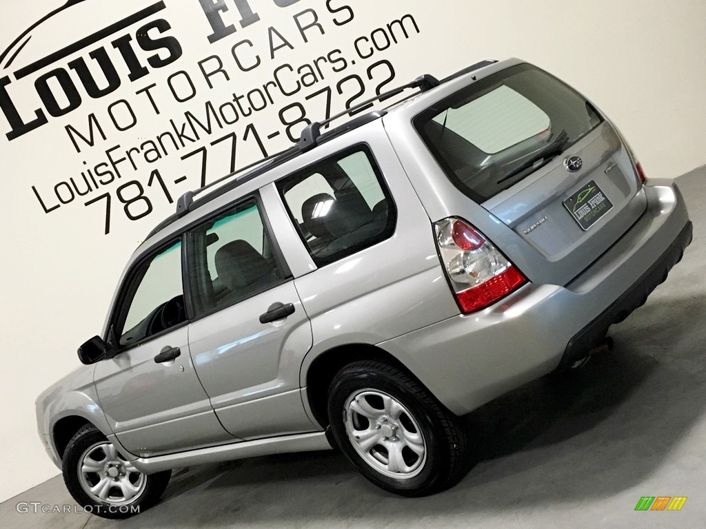 2007 Forester 2.5 X - Crystal Gray Metallic / Graphite Gray photo #3