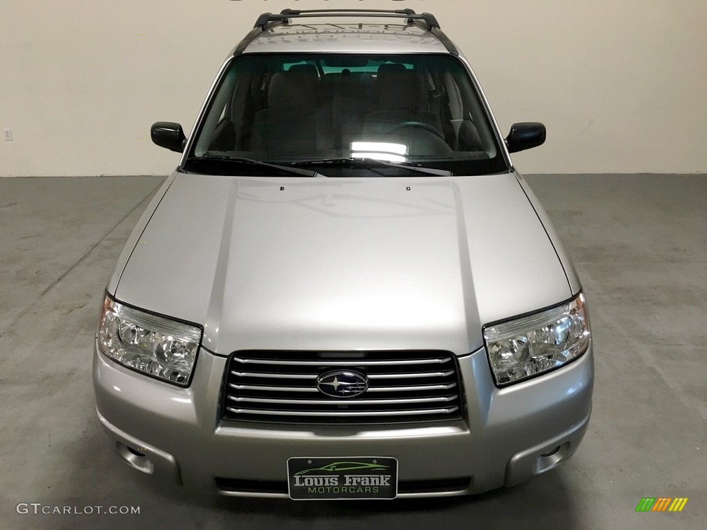 2007 Forester 2.5 X - Crystal Gray Metallic / Graphite Gray photo #7