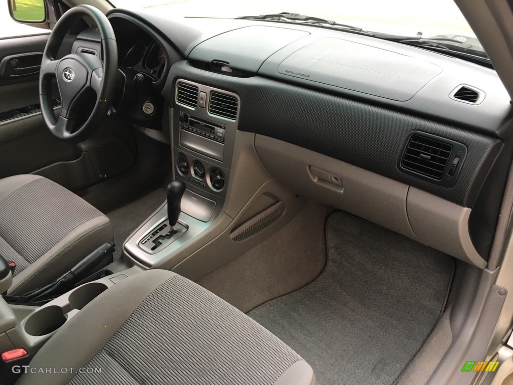 2007 Forester 2.5 X - Crystal Gray Metallic / Graphite Gray photo #12