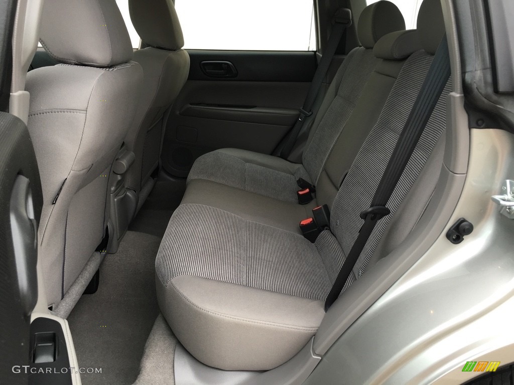 2007 Forester 2.5 X - Crystal Gray Metallic / Graphite Gray photo #15