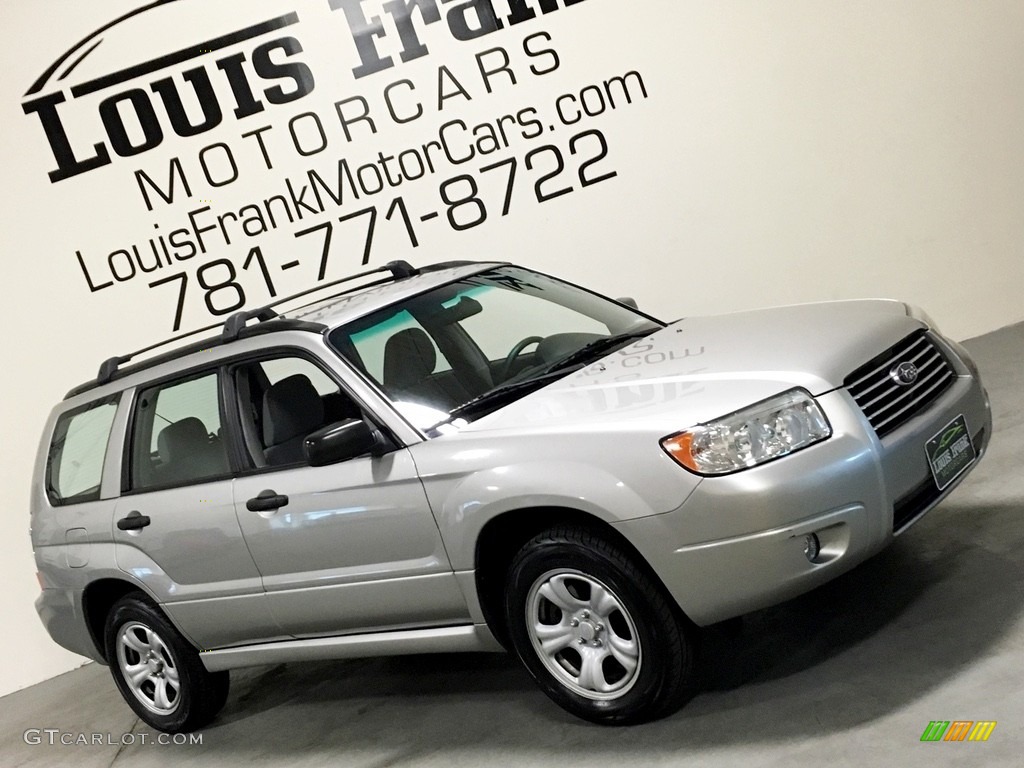 2007 Forester 2.5 X - Crystal Gray Metallic / Graphite Gray photo #18