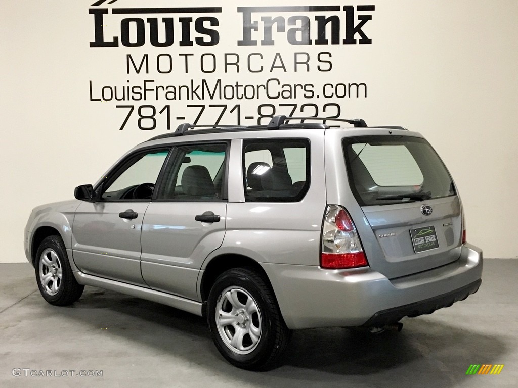 2007 Forester 2.5 X - Crystal Gray Metallic / Graphite Gray photo #19