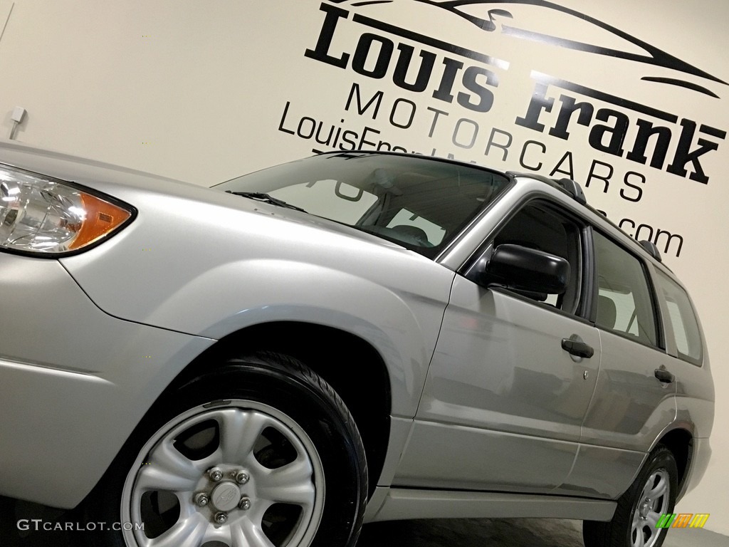 2007 Forester 2.5 X - Crystal Gray Metallic / Graphite Gray photo #21