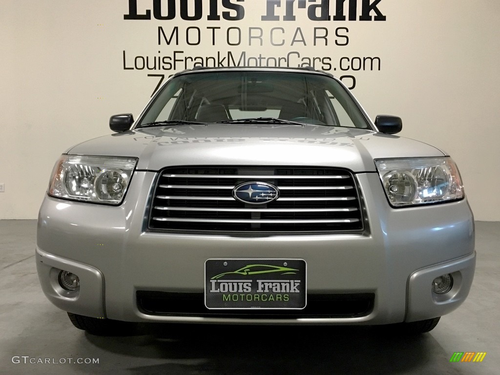 2007 Forester 2.5 X - Crystal Gray Metallic / Graphite Gray photo #26