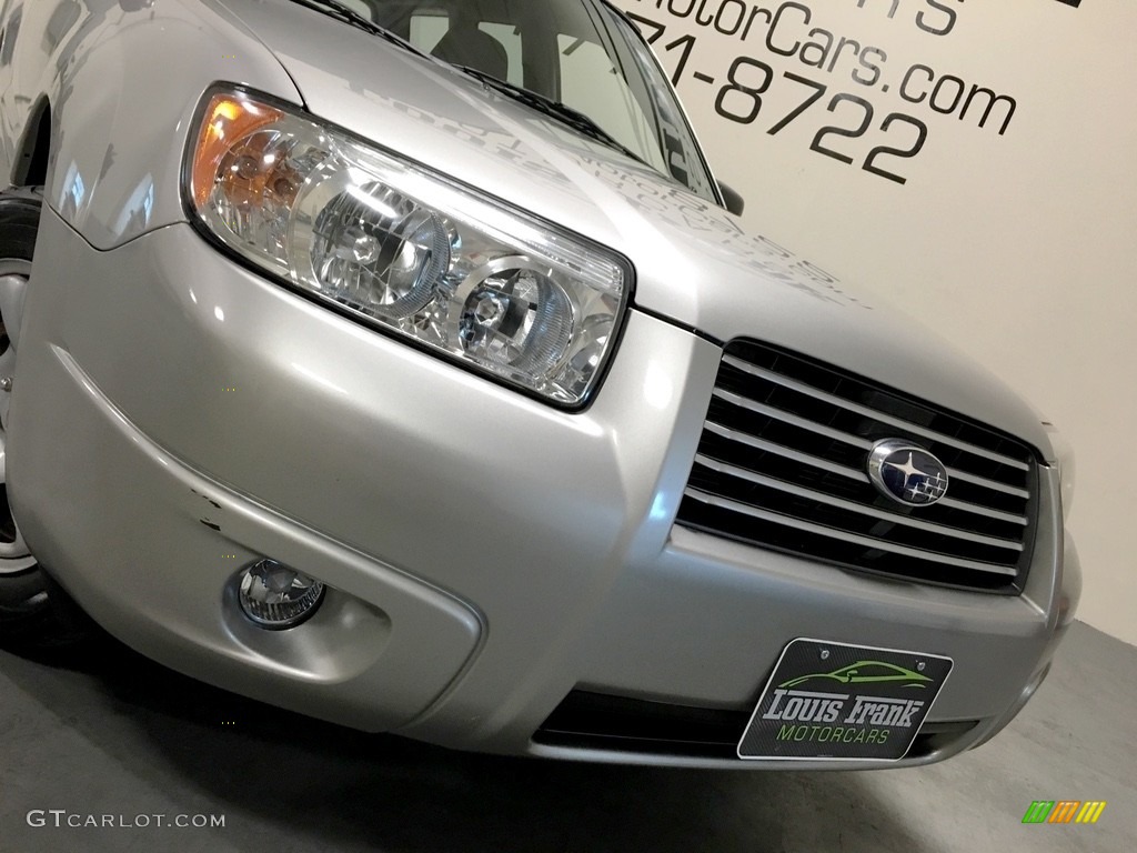 2007 Forester 2.5 X - Crystal Gray Metallic / Graphite Gray photo #27