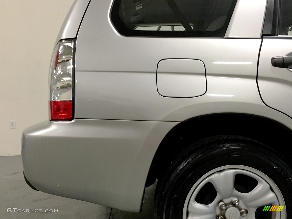 2007 Forester 2.5 X - Crystal Gray Metallic / Graphite Gray photo #38