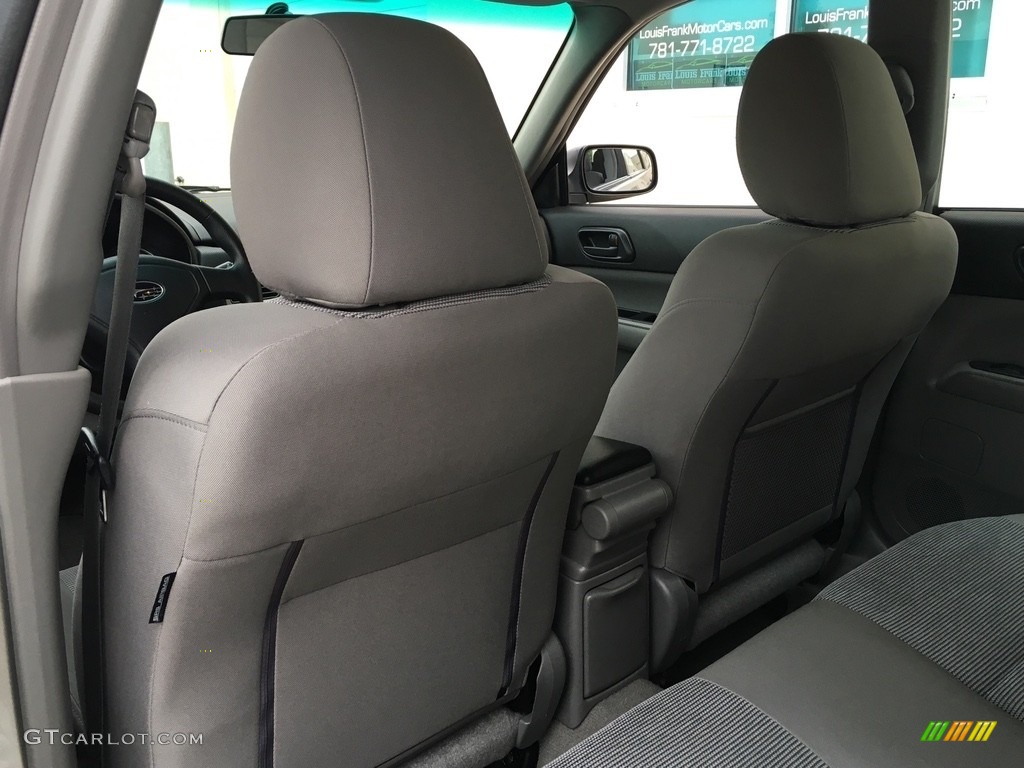 2007 Forester 2.5 X - Crystal Gray Metallic / Graphite Gray photo #53