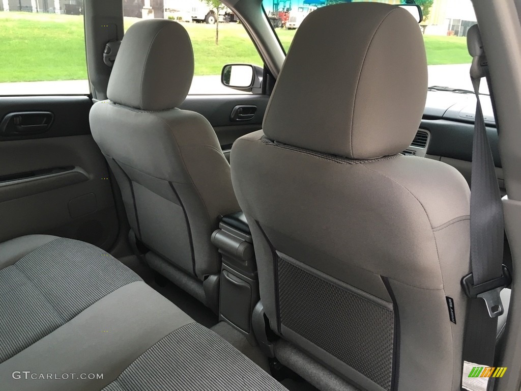 2007 Forester 2.5 X - Crystal Gray Metallic / Graphite Gray photo #54