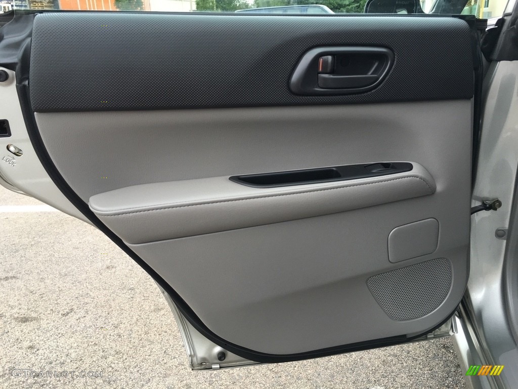 2007 Forester 2.5 X - Crystal Gray Metallic / Graphite Gray photo #70