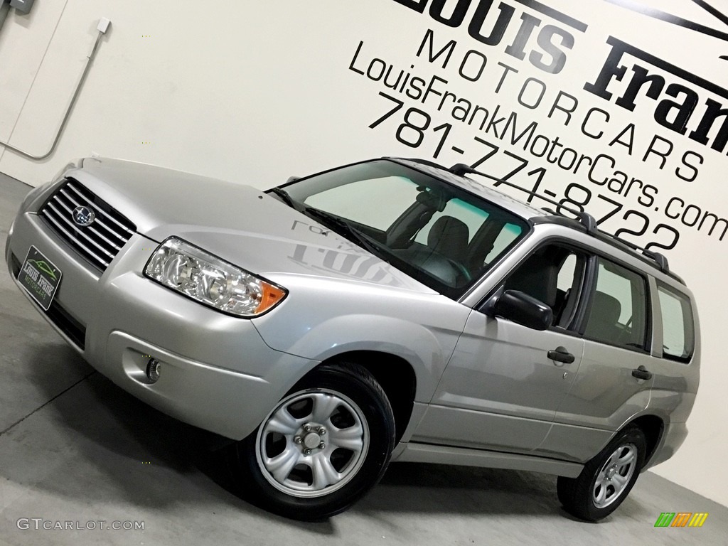 2007 Forester 2.5 X - Crystal Gray Metallic / Graphite Gray photo #97