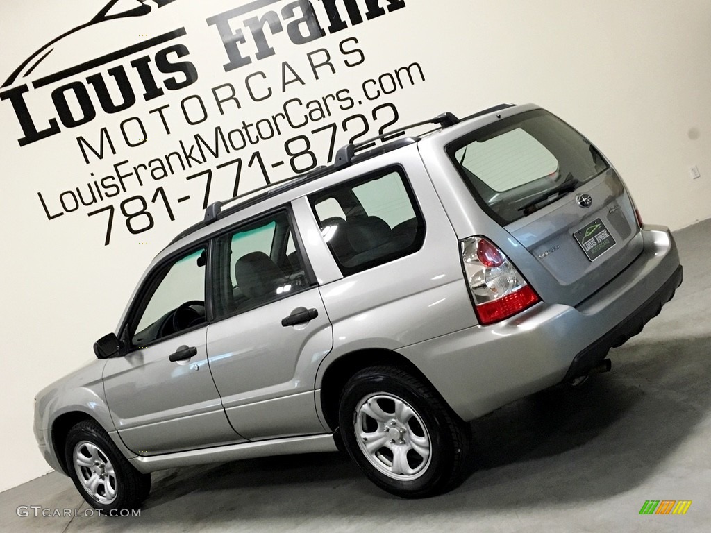 2007 Forester 2.5 X - Crystal Gray Metallic / Graphite Gray photo #99
