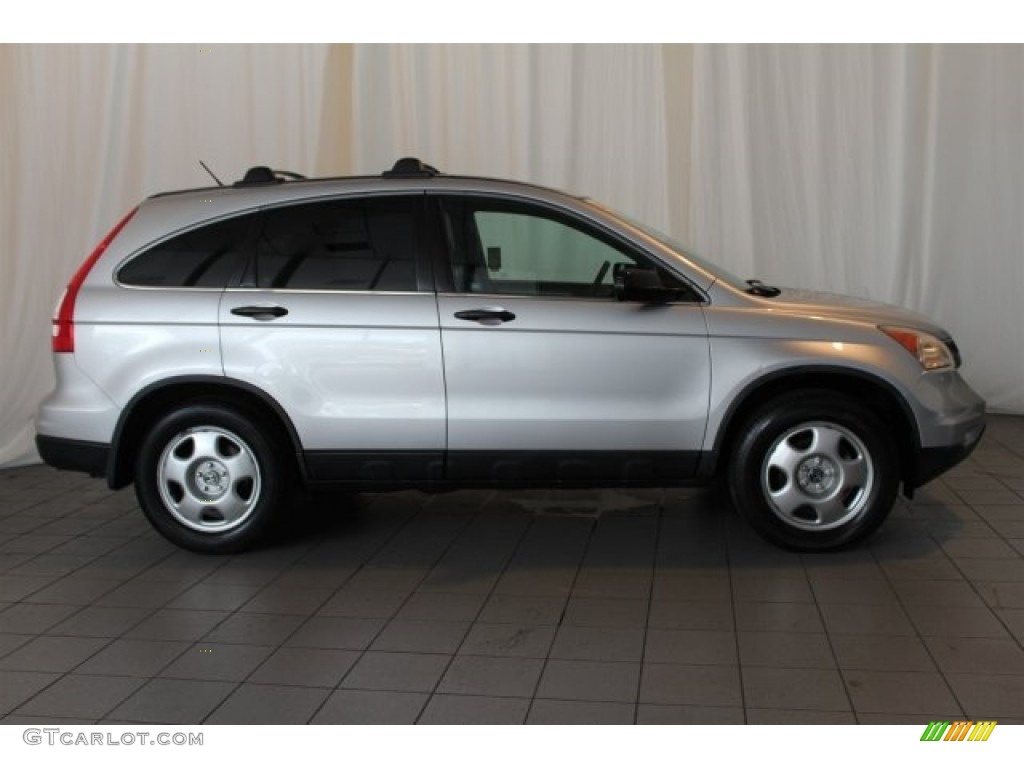 2010 CR-V LX AWD - Alabaster Silver Metallic / Gray photo #3