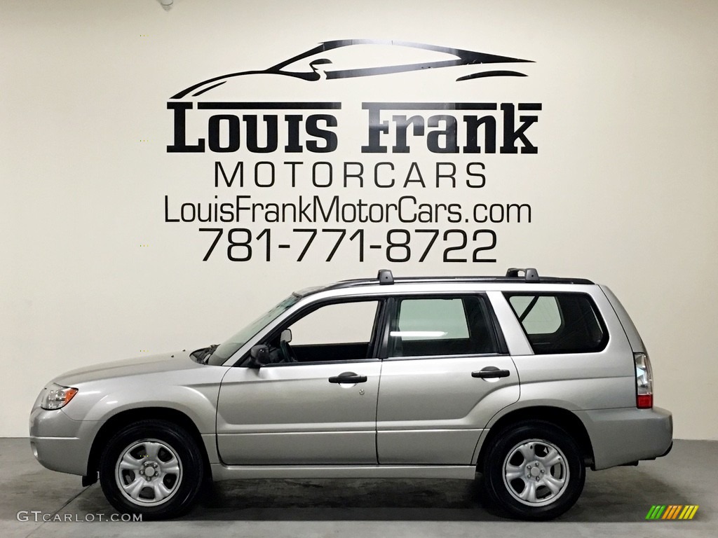 2007 Forester 2.5 X - Crystal Gray Metallic / Graphite Gray photo #101