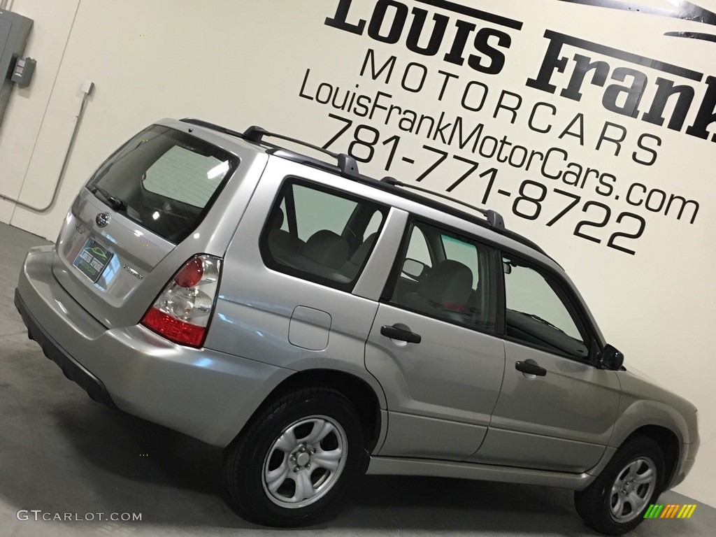 2007 Forester 2.5 X - Crystal Gray Metallic / Graphite Gray photo #102