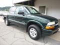 Dark Green Metallic 2003 Chevrolet S10 LS Crew Cab 4x4 Exterior