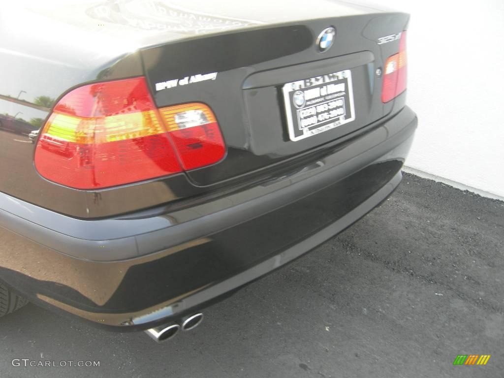 2004 3 Series 325xi Sedan - Jet Black / Black photo #5