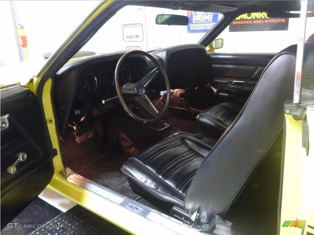 1970 Mustang Sidewinder - Yellow / Black photo #11