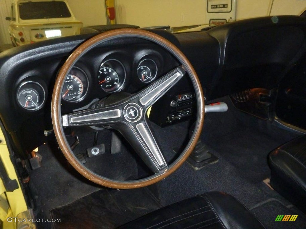 1970 Mustang Sidewinder - Yellow / Black photo #12