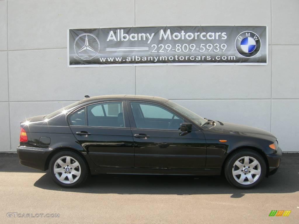 2004 3 Series 325xi Sedan - Jet Black / Black photo #13