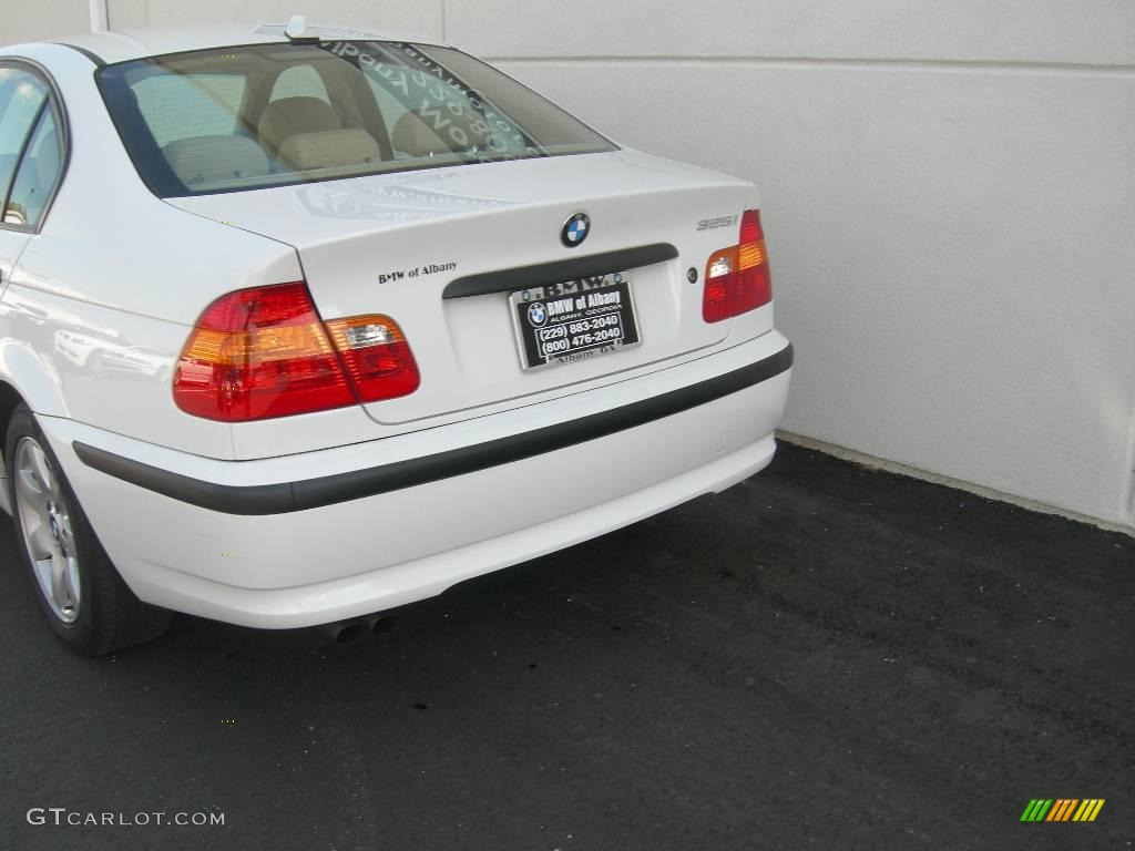 2005 3 Series 325i Sedan - Alpine White / Sand photo #5