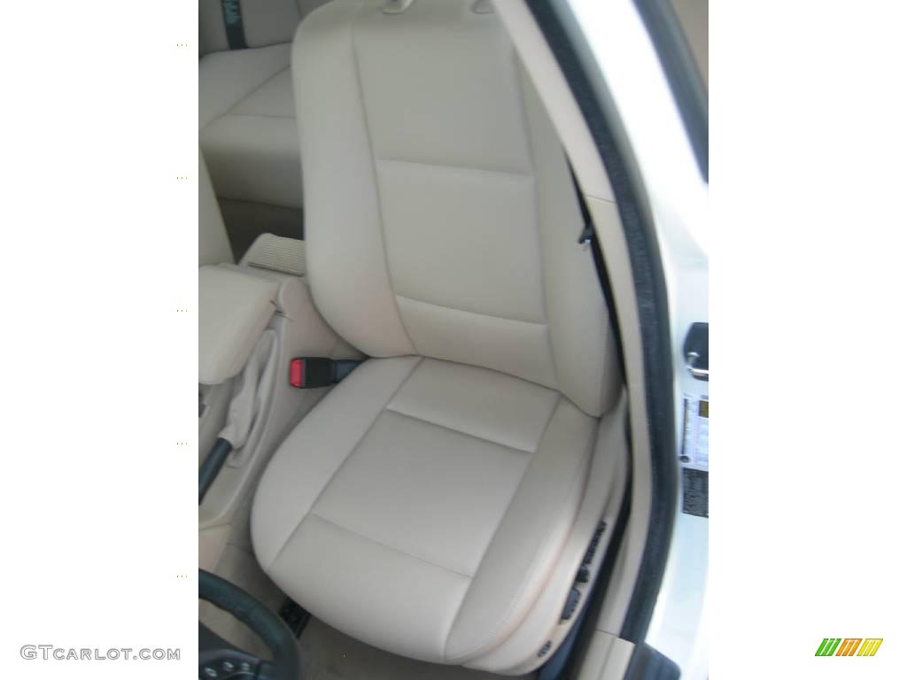 2005 3 Series 325i Sedan - Alpine White / Sand photo #9