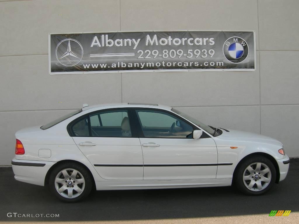 2005 3 Series 325i Sedan - Alpine White / Sand photo #13
