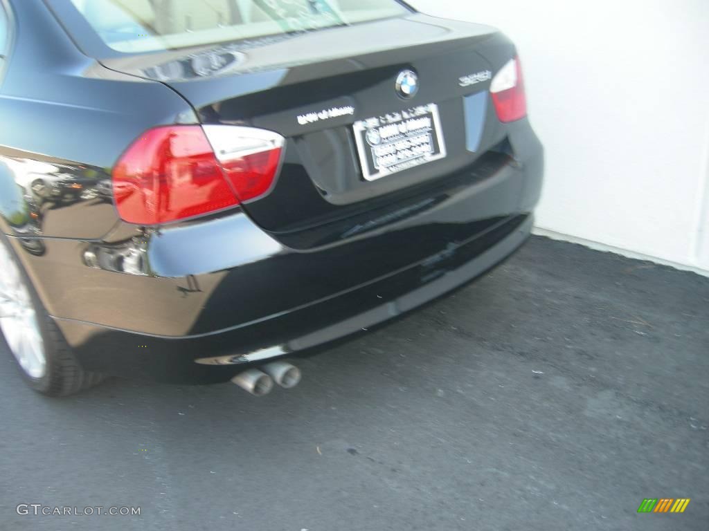 2006 3 Series 325i Sedan - Jet Black / Beige photo #5