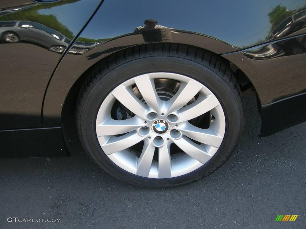 2006 3 Series 325i Sedan - Jet Black / Beige photo #12