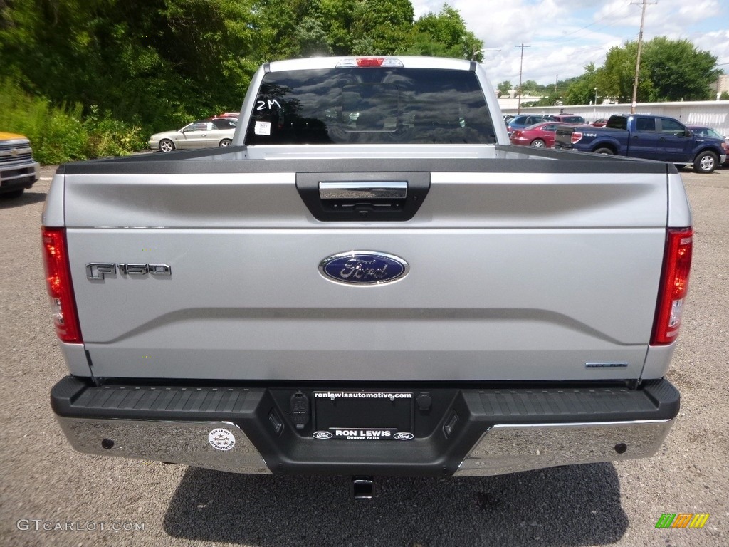 2016 F150 XLT SuperCab 4x4 - Ingot Silver / Medium Earth Gray photo #3