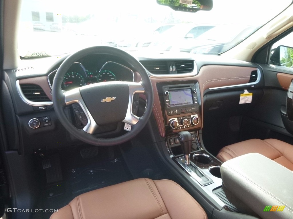 Ebony/Saddle Up Interior 2017 Chevrolet Traverse Premier AWD Photo #115080092