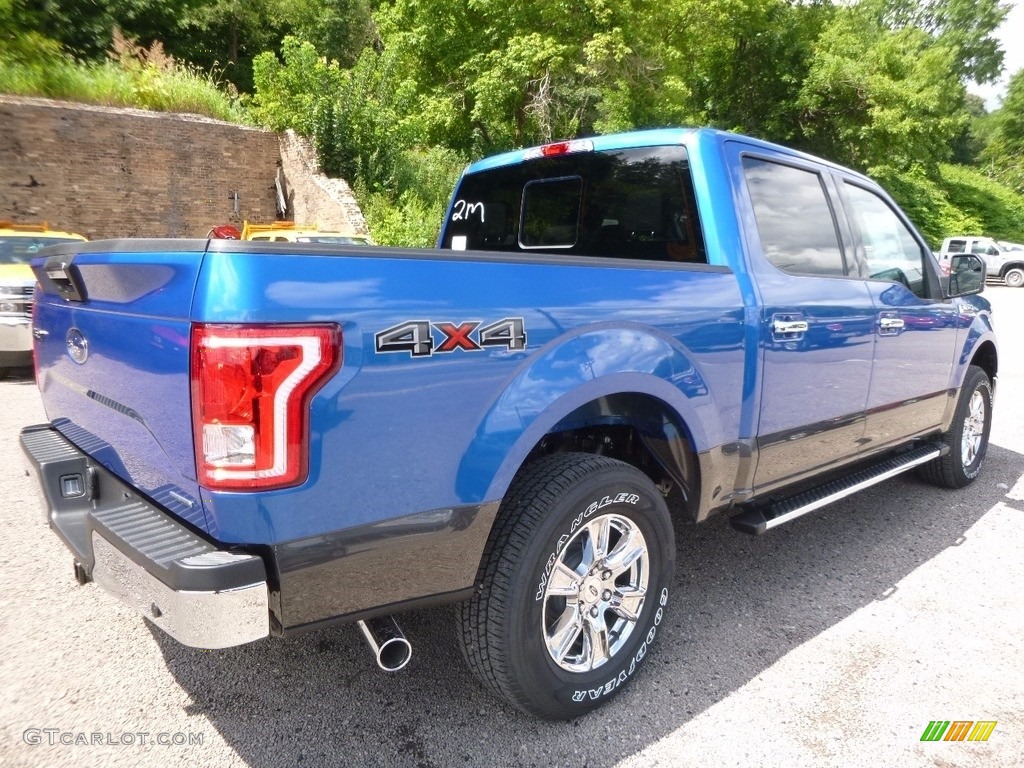 2016 F150 XLT SuperCrew 4x4 - Blue Flame / Medium Earth Gray photo #2