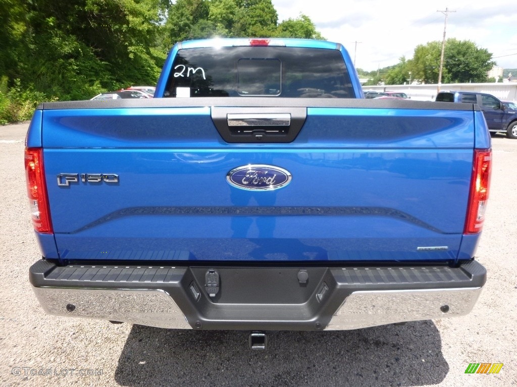 2016 F150 XLT SuperCrew 4x4 - Blue Flame / Medium Earth Gray photo #3