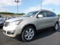 2017 Champagne Silver Metallic Chevrolet Traverse LT AWD  photo #1