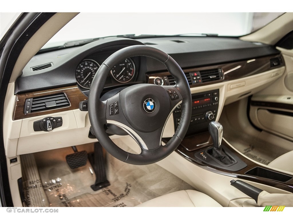 Cream Beige Interior 2013 BMW 3 Series 328i Coupe Photo #115080956