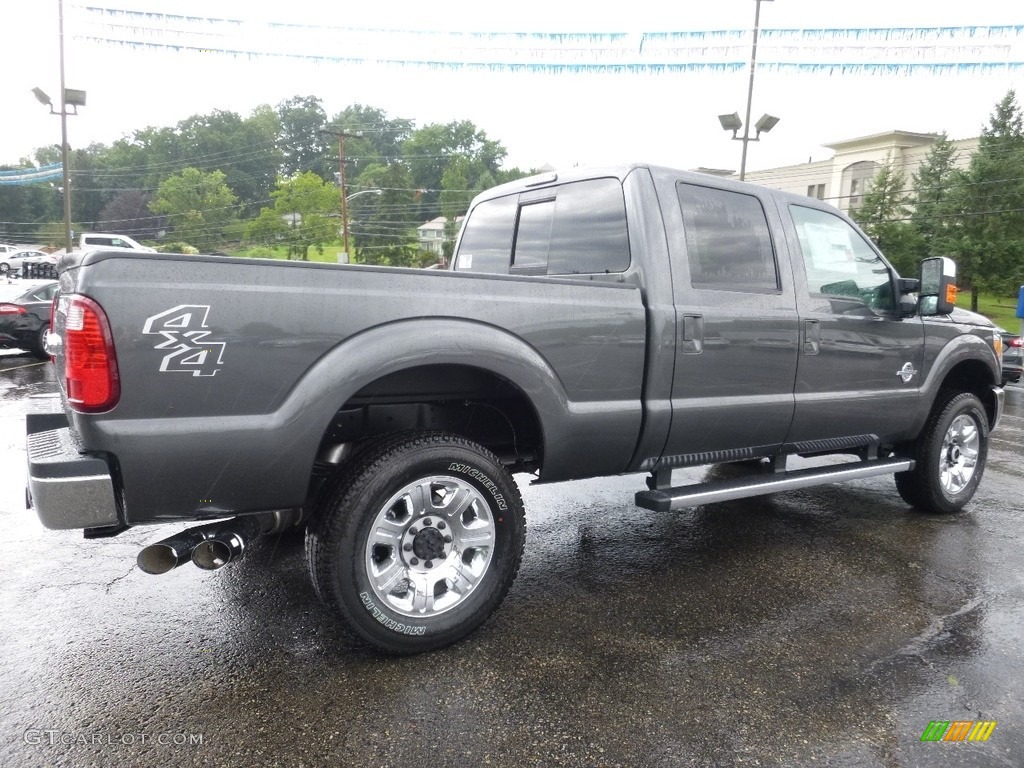 2016 F250 Super Duty Platinum Crew Cab 4x4 - Magnetic Metallic / Black photo #2