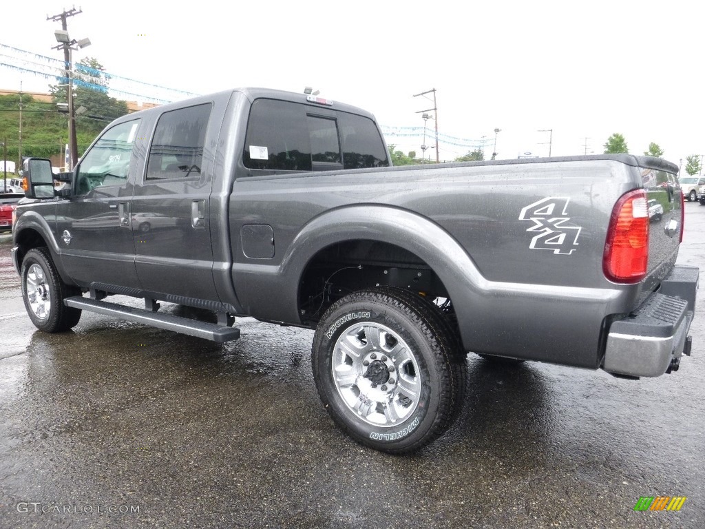 2016 F250 Super Duty Platinum Crew Cab 4x4 - Magnetic Metallic / Black photo #3