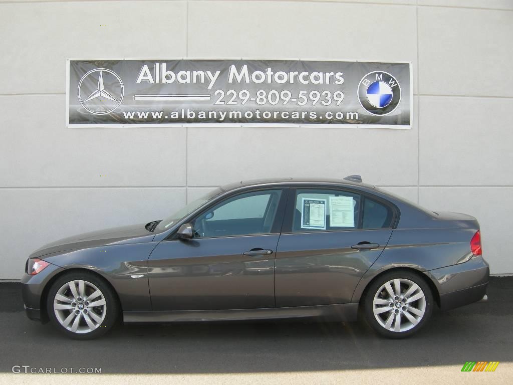 2008 3 Series 328i Sedan - Sparkling Graphite Metallic / Black photo #1