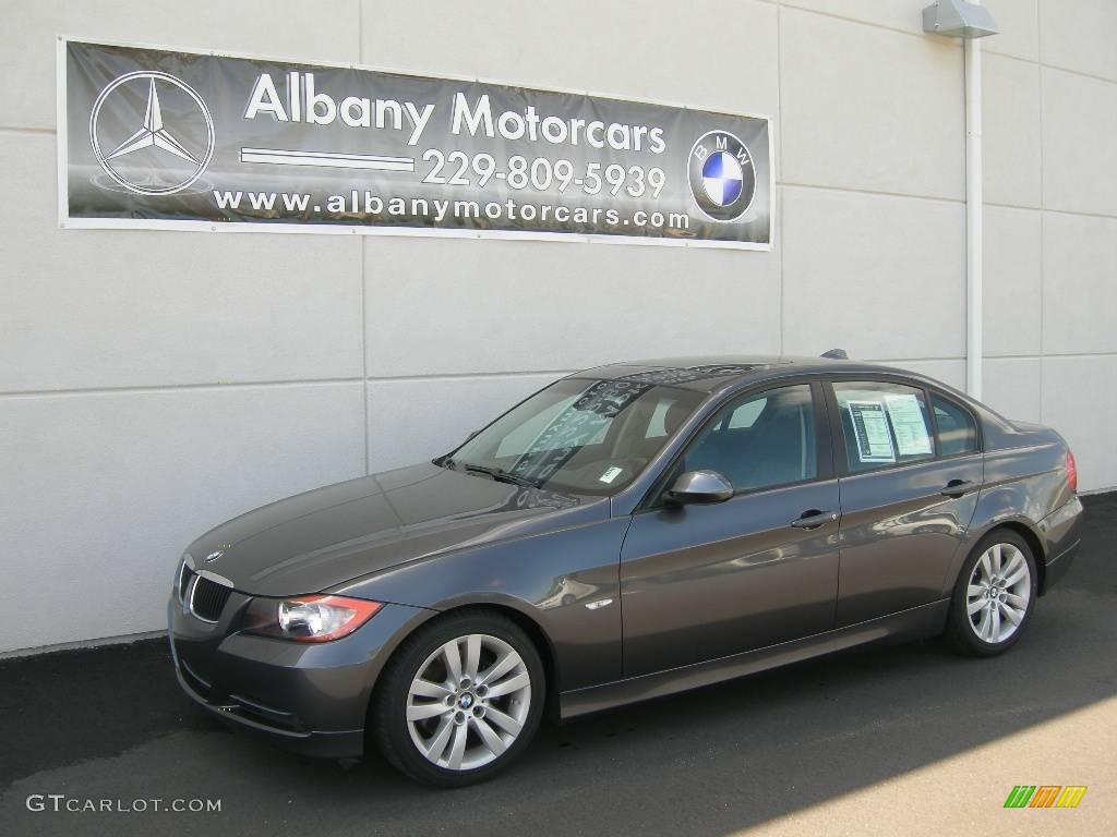 2008 3 Series 328i Sedan - Sparkling Graphite Metallic / Black photo #2