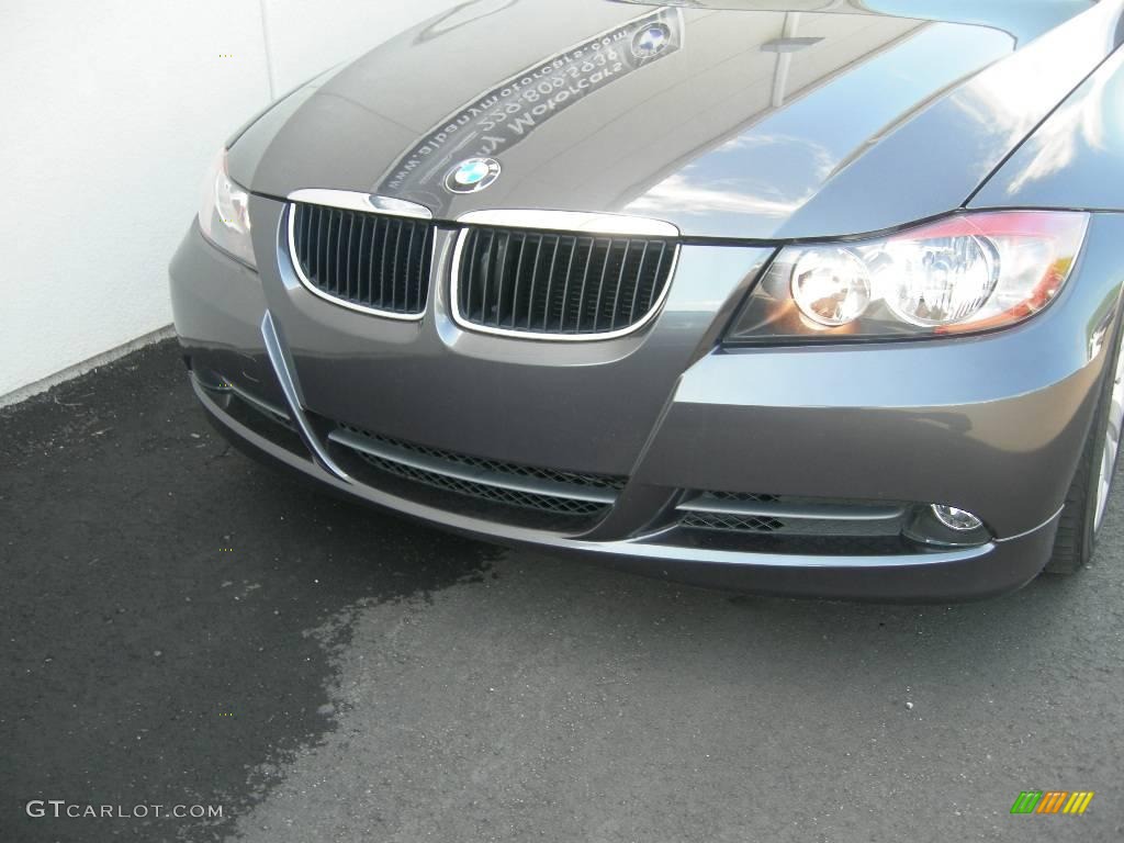 2008 3 Series 328i Sedan - Sparkling Graphite Metallic / Black photo #3