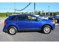 2014 Deep Impact Blue Ford Edge SE  photo #2