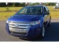 2014 Deep Impact Blue Ford Edge SE  photo #7