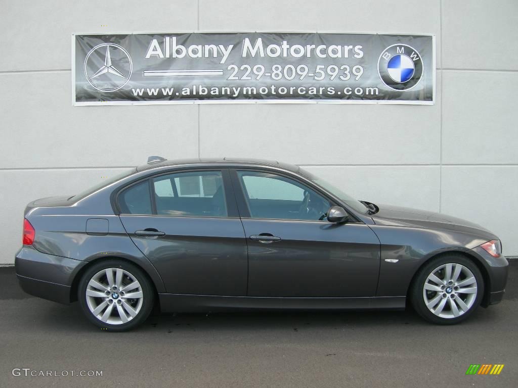 2008 3 Series 328i Sedan - Sparkling Graphite Metallic / Black photo #12